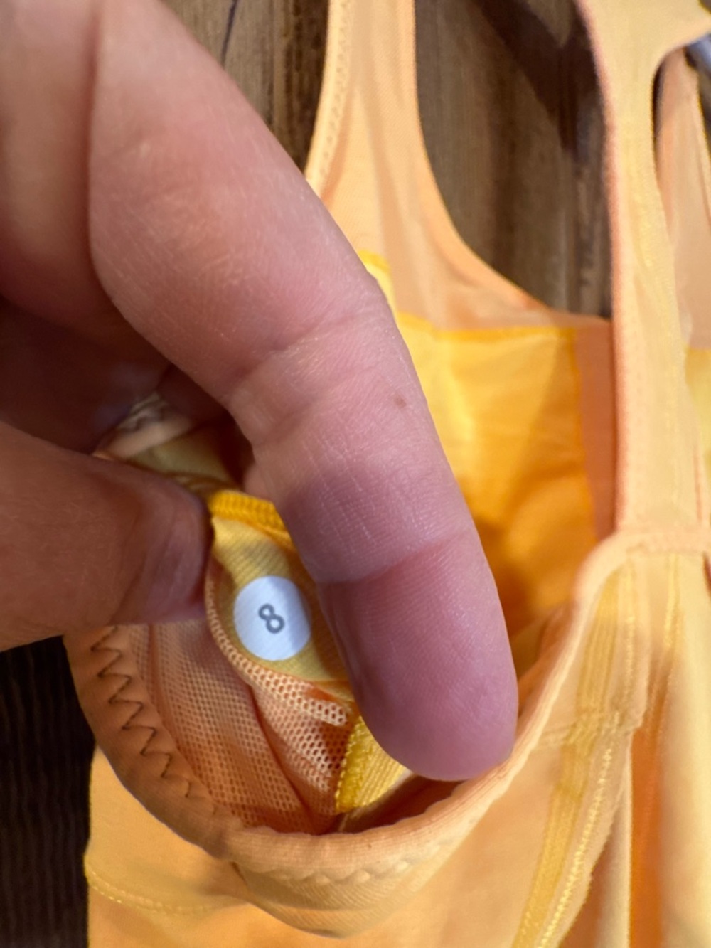 lululemon athletica Bright Yellow Racerback Tank Top - Picture 4 of 4